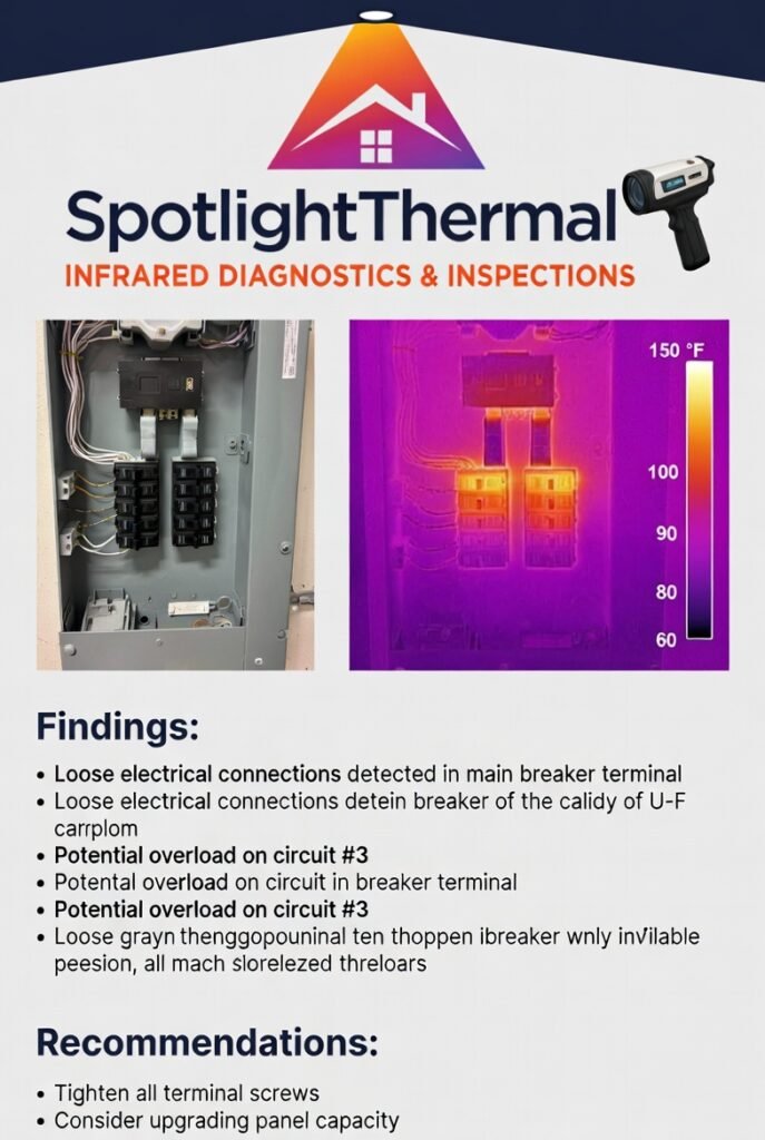 Infrared Thermography Montana Radiometric Report Example